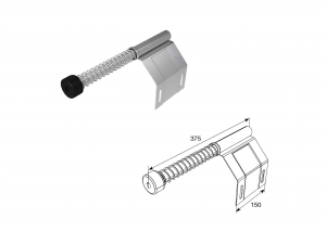 DOORHAN 25026 Пружинный амортизатор укороченный для подъёмных секционных ворот